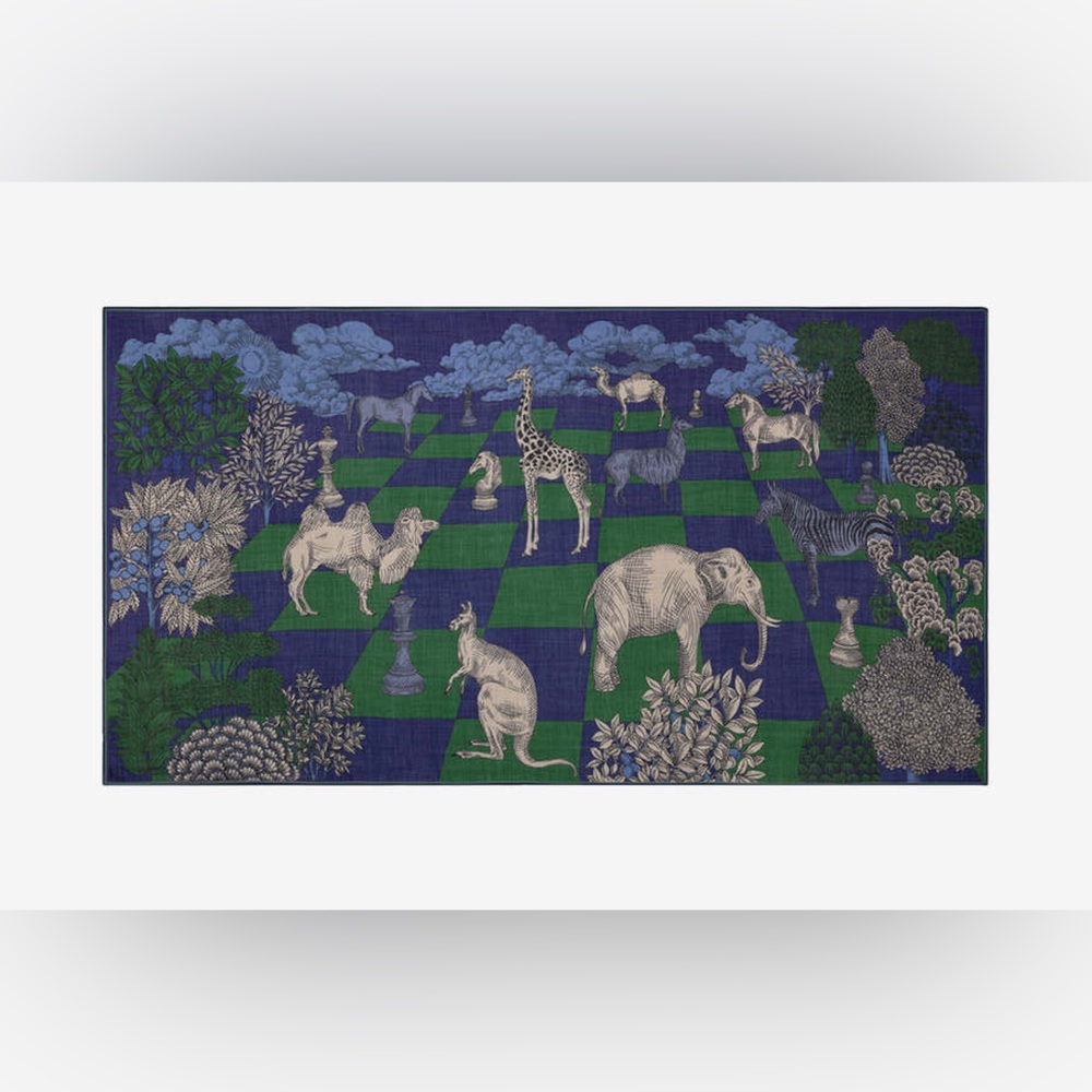 INOUI EDITIONS SCARVES
Green Blue